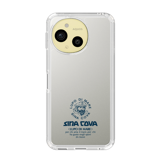 Slim Protection Case［ SINA COVA - Logo - Navy ］