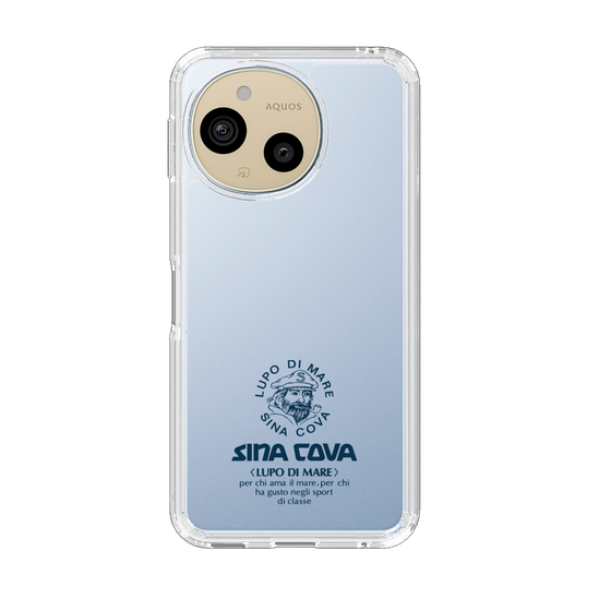 Slim Protection Case［ SINA COVA - Logo - Navy ］