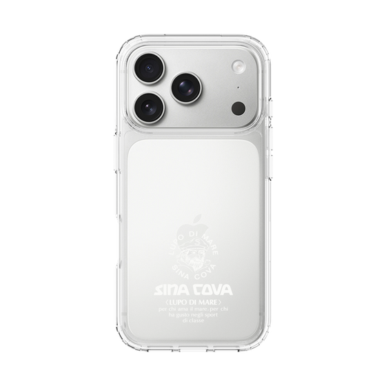 Slim Protection Case［ SINA COVA - Logo - White ］