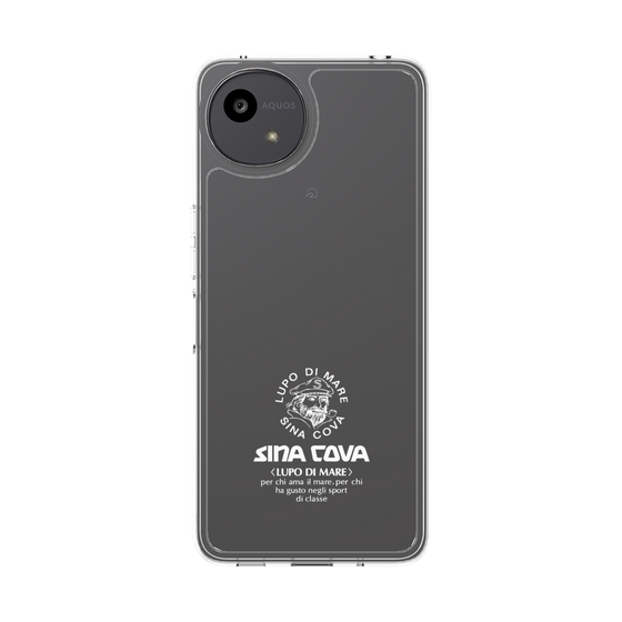 Slim Protection Case［ SINA COVA - Logo - White ］