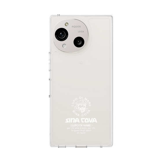 Slim Protection Case［ SINA COVA - Logo - White ］