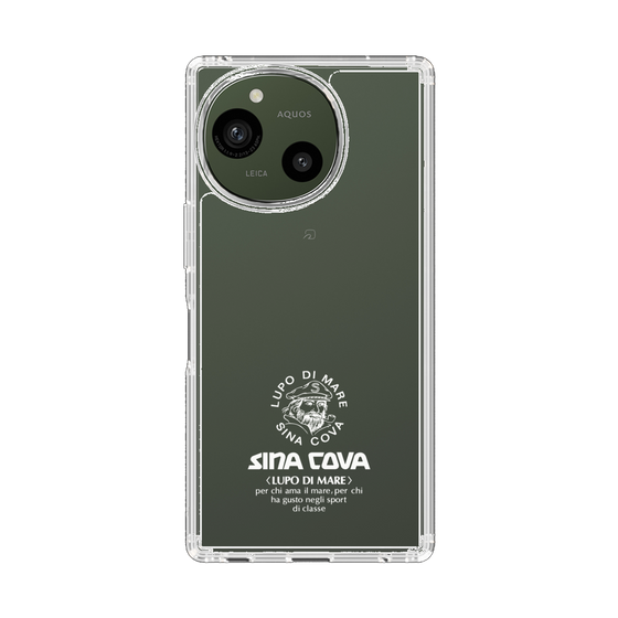 Slim Protection Case［ SINA COVA - Logo - White ］