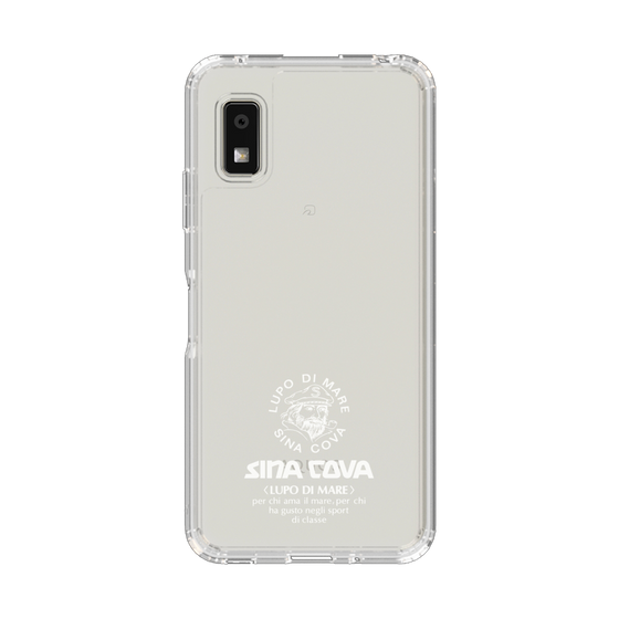 Slim Protection Case［ SINA COVA - Logo - White ］