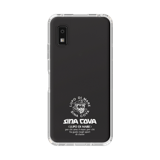 Slim Protection Case［ SINA COVA - Logo - White ］