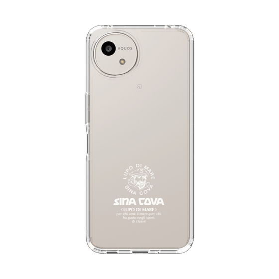 Slim Protection Case［ SINA COVA - Logo - White ］