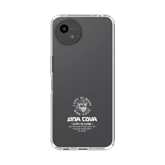 Slim Protection Case［ SINA COVA - Logo - White ］
