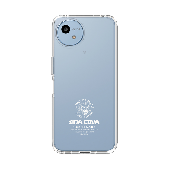 Slim Protection Case［ SINA COVA - Logo - White ］