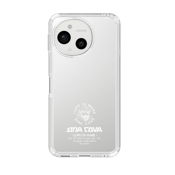 Slim Protection Case［ SINA COVA - Logo - White ］