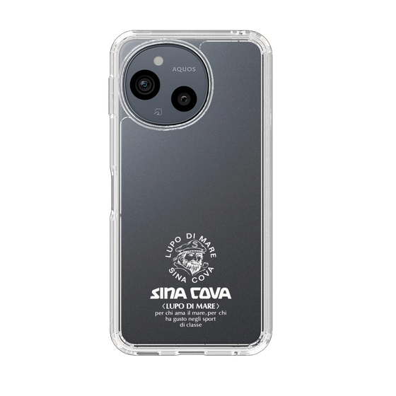 Slim Protection Case［ SINA COVA - Logo - White ］