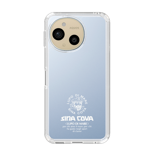 Slim Protection Case［ SINA COVA - Logo - White ］