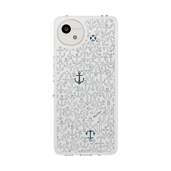 Slim Protection Case［ SINA COVA - Anchor - Navy ］