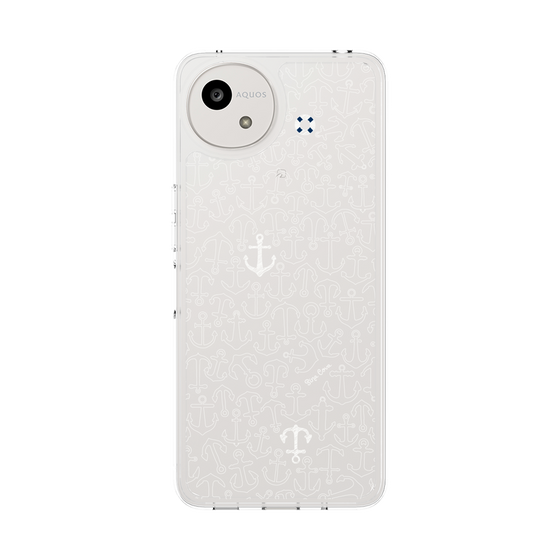 Slim Protection Case［ SINA COVA - Anchor - White ］