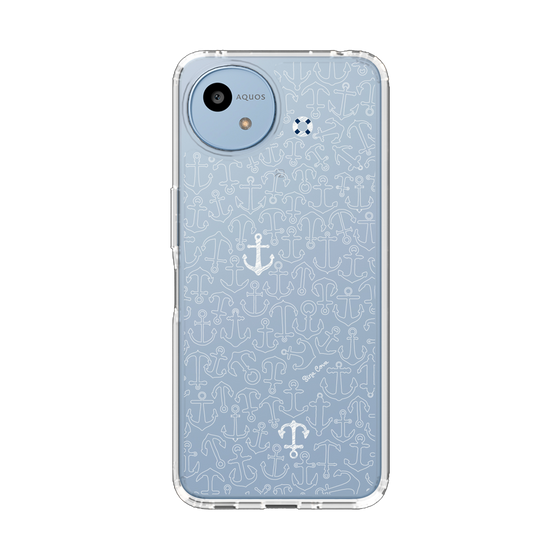 Slim Protection Case［ SINA COVA - Anchor - White ］
