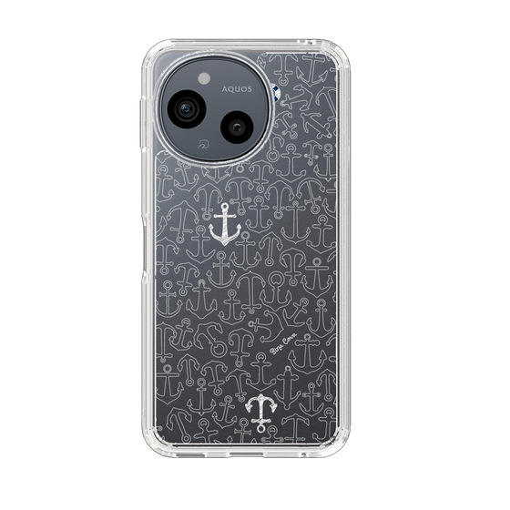 Slim Protection Case［ SINA COVA - Anchor - White ］