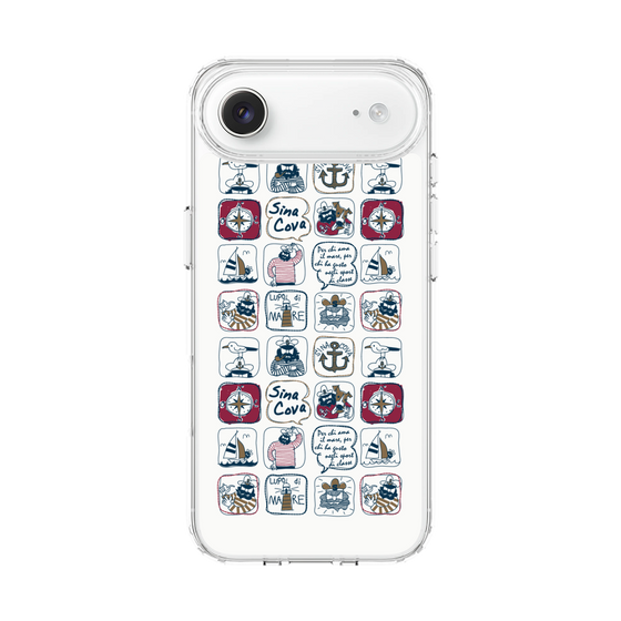 Slim Protection Case［ SINA COVA - All-Over Marine Pattern ］