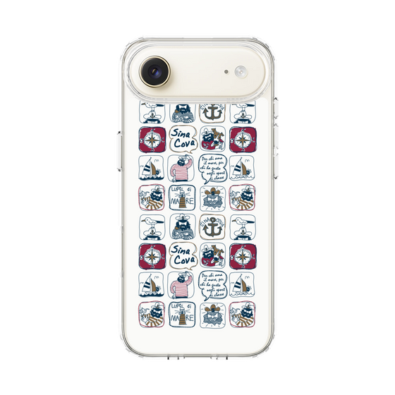 Slim Protection Case［ SINA COVA - All-Over Marine Pattern ］