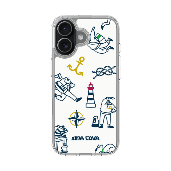 Slim Protection Case［ SINA COVA - Marine Art ］