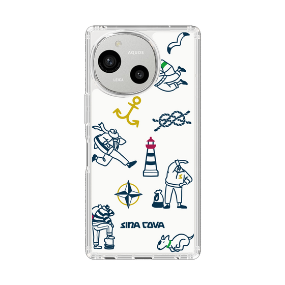 Slim Protection Case［ SINA COVA - Marine Art ］
