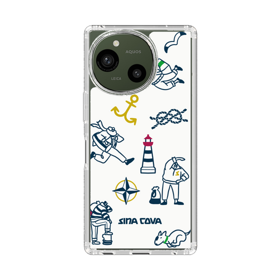 Slim Protection Case［ SINA COVA - Marine Art ］