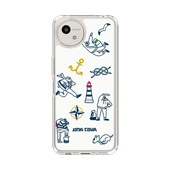 Slim Protection Case［ SINA COVA - Marine Art ］