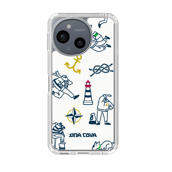 Slim Protection Case［ SINA COVA - Marine Art ］