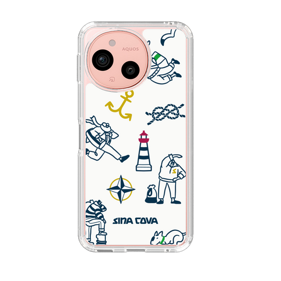 Slim Protection Case［ SINA COVA - Marine Art ］