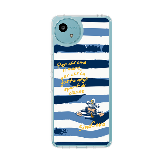 Slim Protection Case［ SINA COVA - Border Stripes ］