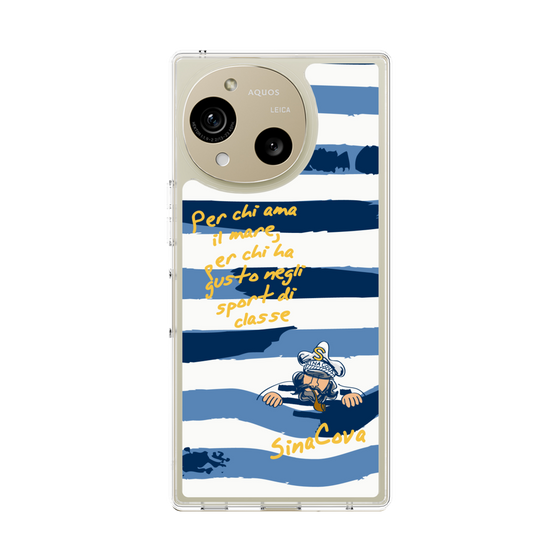 Slim Protection Case［ SINA COVA - Border Stripes ］