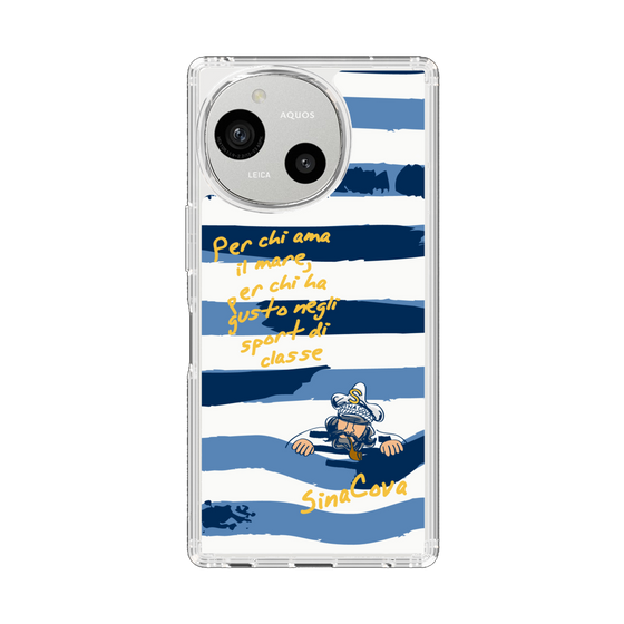 Slim Protection Case［ SINA COVA - Border Stripes ］