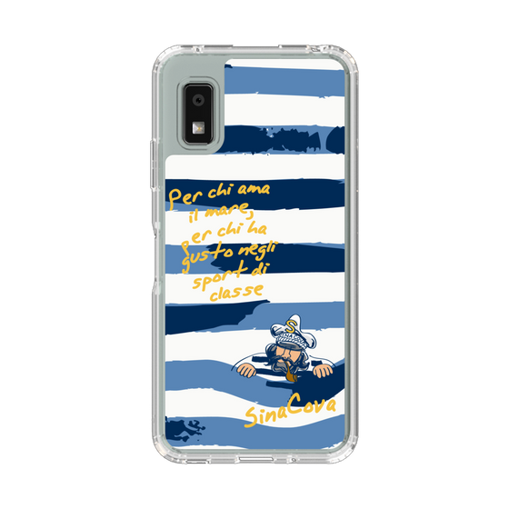 Slim Protection Case［ SINA COVA - Border Stripes ］