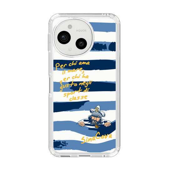 Slim Protection Case［ SINA COVA - Border Stripes ］