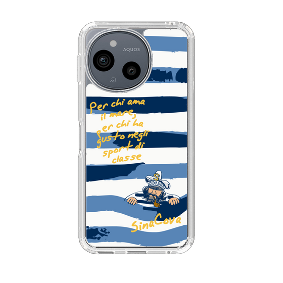 Slim Protection Case［ SINA COVA - Border Stripes ］