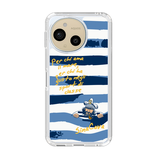 Slim Protection Case［ SINA COVA - Border Stripes ］