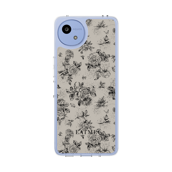 Slim Protection Case［ EATME - Toile de Jouy - Gray ］