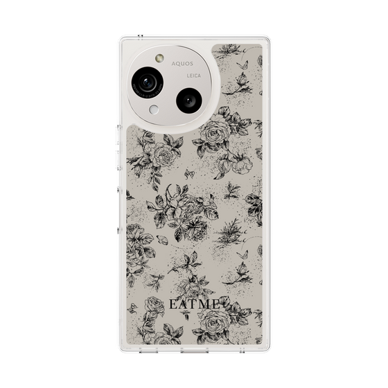 Slim Protection Case［ EATME - Toile de Jouy - Gray ］