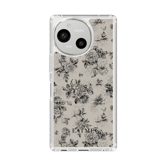 Slim Protection Case［ EATME - Toile de Jouy - Gray ］