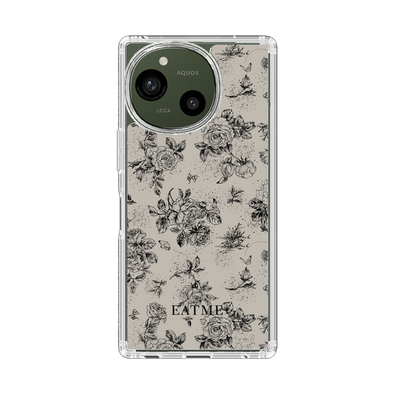 Slim Protection Case［ EATME - Toile de Jouy - Gray ］