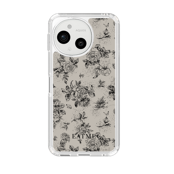 Slim Protection Case［ EATME - Toile de Jouy - Gray ］