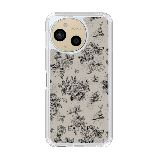 Slim Protection Case［ EATME - Toile de Jouy - Gray ］