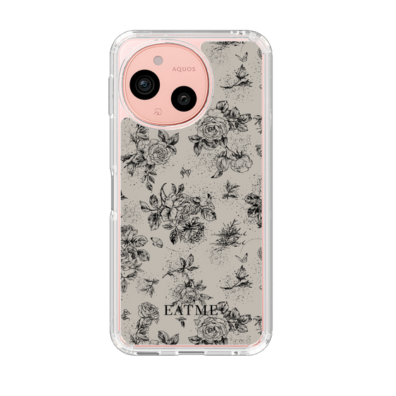 Slim Protection Case［ EATME - Toile de Jouy - Gray ］