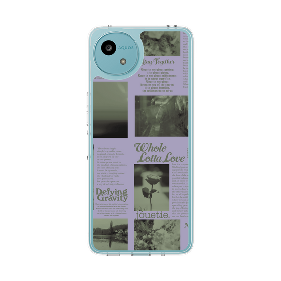 Slim Protection Case［ jouetie - Newspaper ］