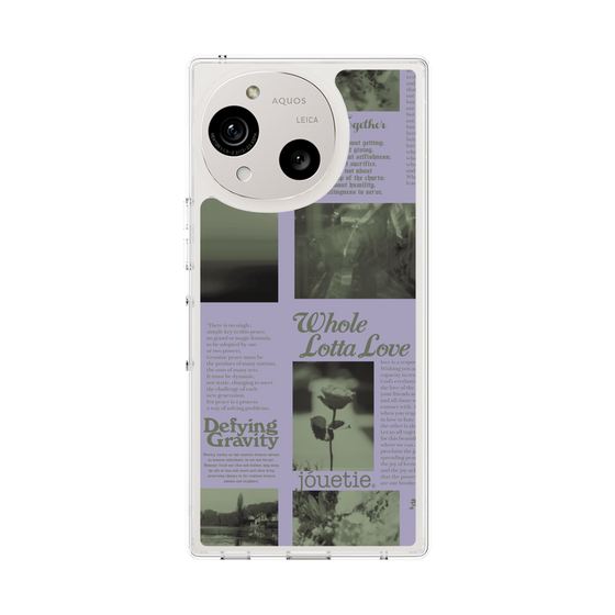 Slim Protection Case［ jouetie - Newspaper ］