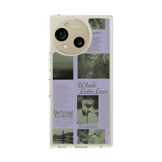 Slim Protection Case［ jouetie - Newspaper ］