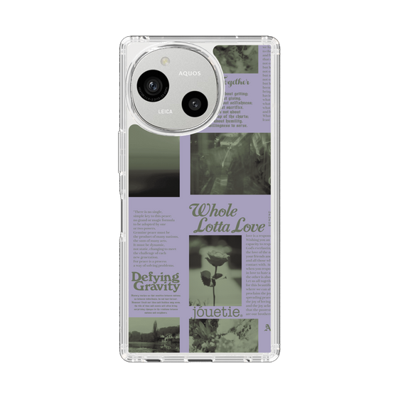 Slim Protection Case［ jouetie - Newspaper ］