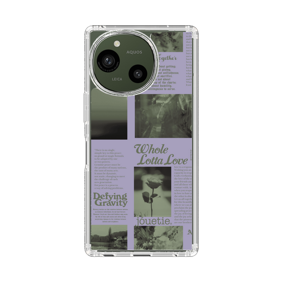 Slim Protection Case［ jouetie - Newspaper ］