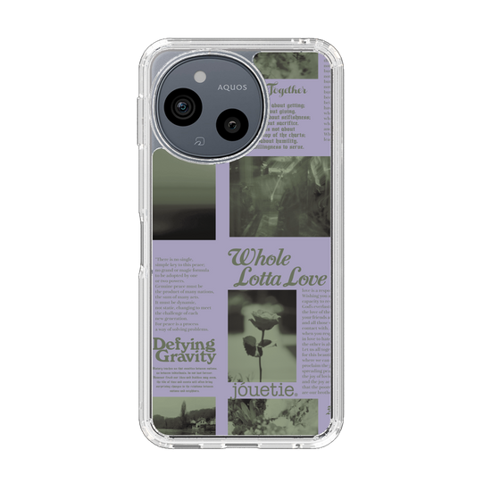 Slim Protection Case［ jouetie - Newspaper ］