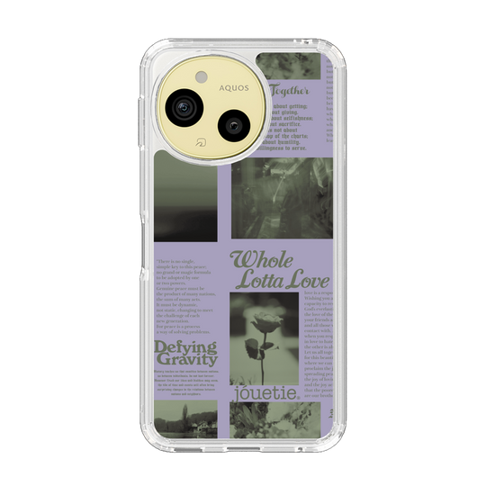 Slim Protection Case［ jouetie - Newspaper ］