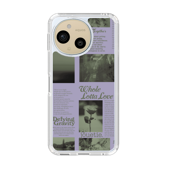 Slim Protection Case［ jouetie - Newspaper ］