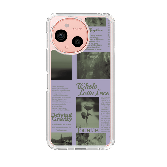 Slim Protection Case［ jouetie - Newspaper ］