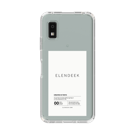 Slim Protection Case［ ELENDEEK - Logo Sticker - White ］